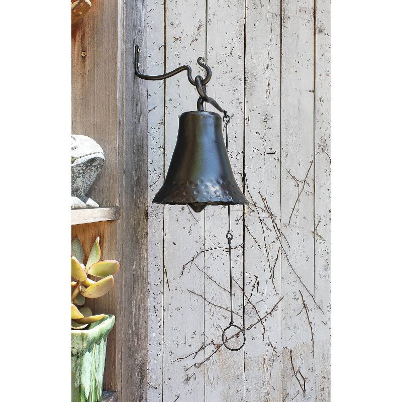 Wrought Iron Bell Graphite - ACHLA Designs, 3 of 8