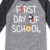Boys' - Disney - First Day Of School Mickey Raglan Graphic T-Shirt - 2 of 4