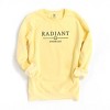 Simply Sage Market S.W.Smiley Embroidered Radiant Smiley Outline Garment Dyed Sweatshirt - 2 of 4