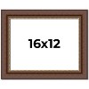 PosterPalooza | Traditional Brown Picture Frame - UV Acrylic, Backing Board, Hanging Hardware Included - 2 of 4
