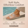 CUSHIONAIRE Pool Slides For Women Waterproof Double Buckle Adjustable Slip-On Womens Sandals For Beach Shower Casual Wear - 2 of 4