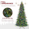 Vivatrees 12 Ft Prelit Artificial Christmas Tree, 10 Lighting Modes with Multi Colors Frasier Fir Artificial Tree, Metal Stand, Xmas Decor, Green - 4 of 4
