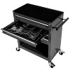 Belatt 4-Drawer Mobile Tool Cabinet - Heavy-Duty Garage Storage, Ball-Bearing Drawers, 4 Wheels with Brakes, Powder-Coated Steel Black - 2 of 4