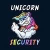 Men's Design By Humans Halloween Dad Mom Daughter Adult Costume - Unicorn Security By MINHMINH T-Shirt - 2 of 4