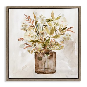 Stupell Industries Earthy Mixed Fall Botanicals, 18" x 18" - 1 of 4