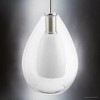 Urban Ambiance Luxury Casual Indoor Pendant,  14-1/4''H x 9-7/8"W x 9-7/8''D,  Brushed Nickel Finish, UHP4930 - 4 of 4