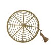 Trinket Tray Brass Metal with Jute Tassel by Foreside Home & Garden - image 4 of 4