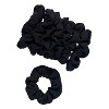 scünci No Damage Textured Scrunchies - Black - All Hair - 10pk - image 2 of 4