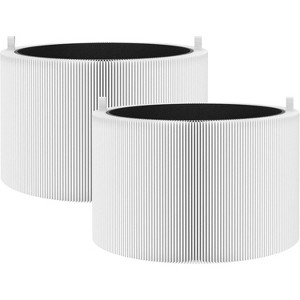 Nispira 211i Max Replacement Filter For Blueair Blue Pure 211i Max Air Purifier 3-in-1 Activated Carbon Filters, Compare to part # F2MAX. 2 Packs - 1 of 4