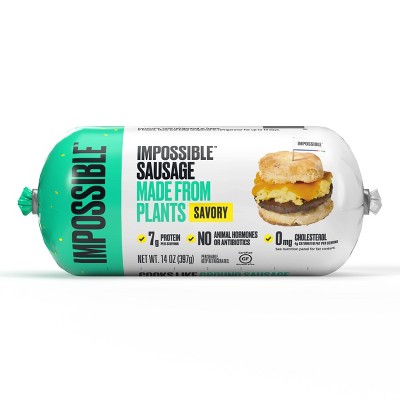 Impossible Savory Original Ground Sausage Roll - 14oz