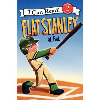 Flat Stanley at Bat - (I Can Read Level 2) by  Jeff Brown (Paperback)