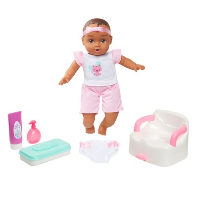 baby doll and potty