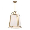 Savoy House Chartwell 4 - Light Pendant in  Warm Brass - 4 of 4