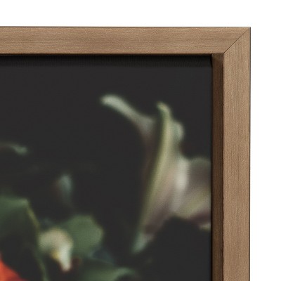 Abundance Floral Print on Canvas with Gold Frame, 23x33