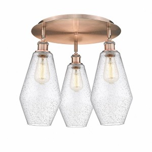 Cindyrella - 3 Light Flush Mount In Industrial Style-14.5 Inches Tall and 18.75 Inches Wide - 1 of 1