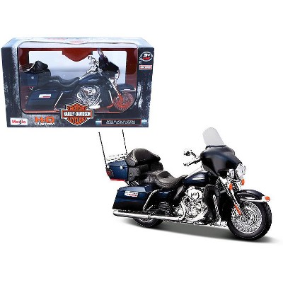 2013 Harley-Davidson FLHTK Electra Glide Ultra Limited Blue 1/12 Diecast Motorcycle Model by Maisto