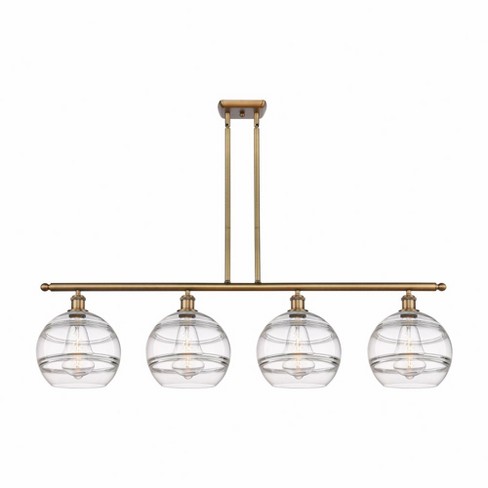 Innovations Lighting Rochester 4 - Light Island Pendant Light in  Brushed Brass - image 1 of 1