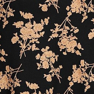 black background with yellow flowers
