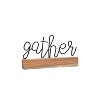 Wire Metal and Wood Decorative Table Top Sign - Foreside Home & Garden - 3 of 4