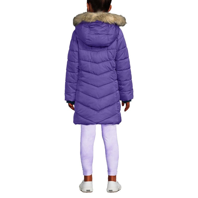 Lands' End Kids Winter Fleece Lined Down Alternative ThermoPlume Coat, 2 of 4