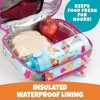 Bentology Insulated Lunch Box w Snack Pocket & Water Bottle Holder - Boys or Kids Lunchbox Tote Keeps Food Hotter or Colder Longer - Reusable Bag Fits - 2 of 4