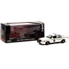 2001 Ford Crown Victoria Police Interceptor White Miami Metro Police Dept Dexter TV Series 1/43 Diecast Model Car by Greenlight - 3 of 3