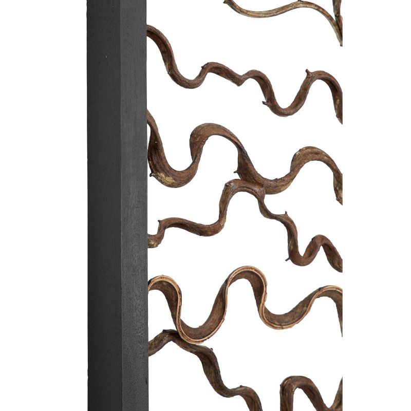 Wood Tree Branch Wall Decor with Black Frame Brown - Olivia & May, 6 of 12
