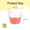 Unique Bargains Thick Foil Paper Oil-proof Soft Reliable Baking Cups 50 Pcs - 2 of 4