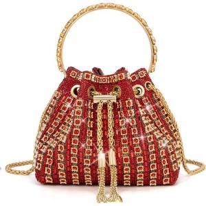 Diamond Evening Bag Clutch Purses for Women Rhinestone Purse Glitter Handbag for Party Wedding - 1 of 4