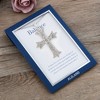 Anna-Kaci Silver Tone Crystal Rhinestone Cross Patonce Necklace with Message Card & Envelope Jewelry Gift - 3 of 4