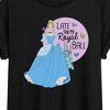 Women's - Disney Princess - Late For My Ball Oversized Graphic T-Shirt - 2 of 4
