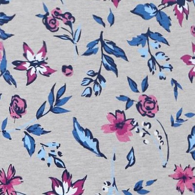 heather grey floral