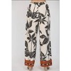 Women's Tropical Noir Palazzo Pants - Fate - 3 of 3