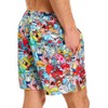 OppoSuits SpongeBob Shorts For Men - Official Nickelodeon Beach And Pool Shorts - Loose Fit - Including Drawstrings & Zippers - Multicolor - Size M - image 4 of 4