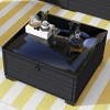 6PCS Outdoor Patio Furniture Sets Sectional Sofa Rattan Wicker Conversation Kits - 4 of 4