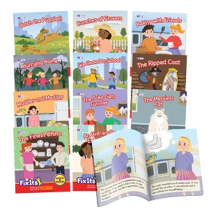 Beanstalk Books Fix Its Decodable Readers Suffixes Fiction Phase 6, Set of 12 - 1 of 3