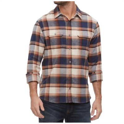 Men's Peters Long Sleeve Flannel Shirt - Flags & Anthem