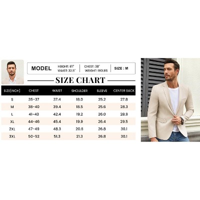 COOFANDY Mens Casual Blazer Suit Jackets One Button Sport Coats Lightweight Business Sports Jackets Khaki M — фото 6