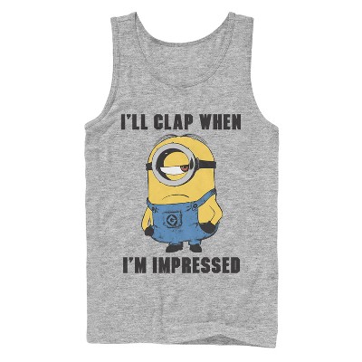 Men S Despicable Me Minions Clap When Impressed Tank Top Target