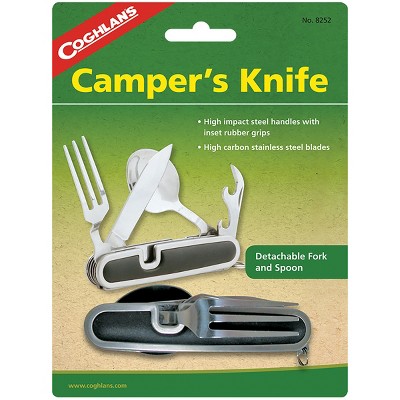 Coghlan's Camper's Knife, Detachable Fork & Spoon, Camping Utensil Cutlery
