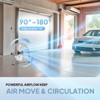 ROVSUN 12'' Floor Fans, High Velocity Heavy Duty Metal Industrial Floor Fan for Commercial Garage, Gym - 3 of 4
