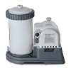 Intex Krystal Clear 28633EG Pool Pump + Type B Replacement Cartridge (12 Pack) - 2 of 4