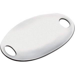 Nambe Pebble Alloy Metal Handled Serving Tray, Silver - 1 of 3