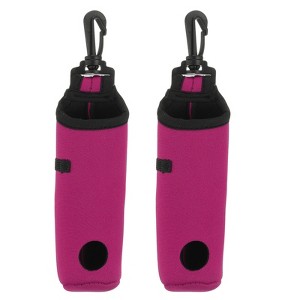 Unique Bargains Neoprene Waist-Mounted Lightweight Golf Ball Carry Bags 2 Pcs - 1 of 4