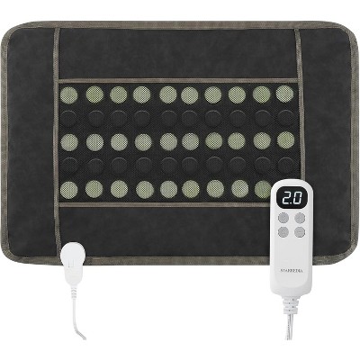 Far Infrared Heating Pad 32"x21" for Back, Neck & Shoulders, Electric Jade & Tourmaline Therapy Pad with Auto Shut-Off