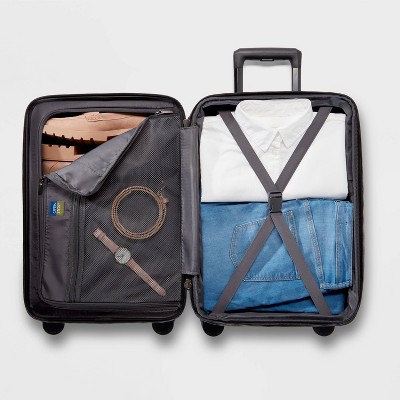Open Story Hardside Carry On Luggage Hardshell Spinner Suitcase