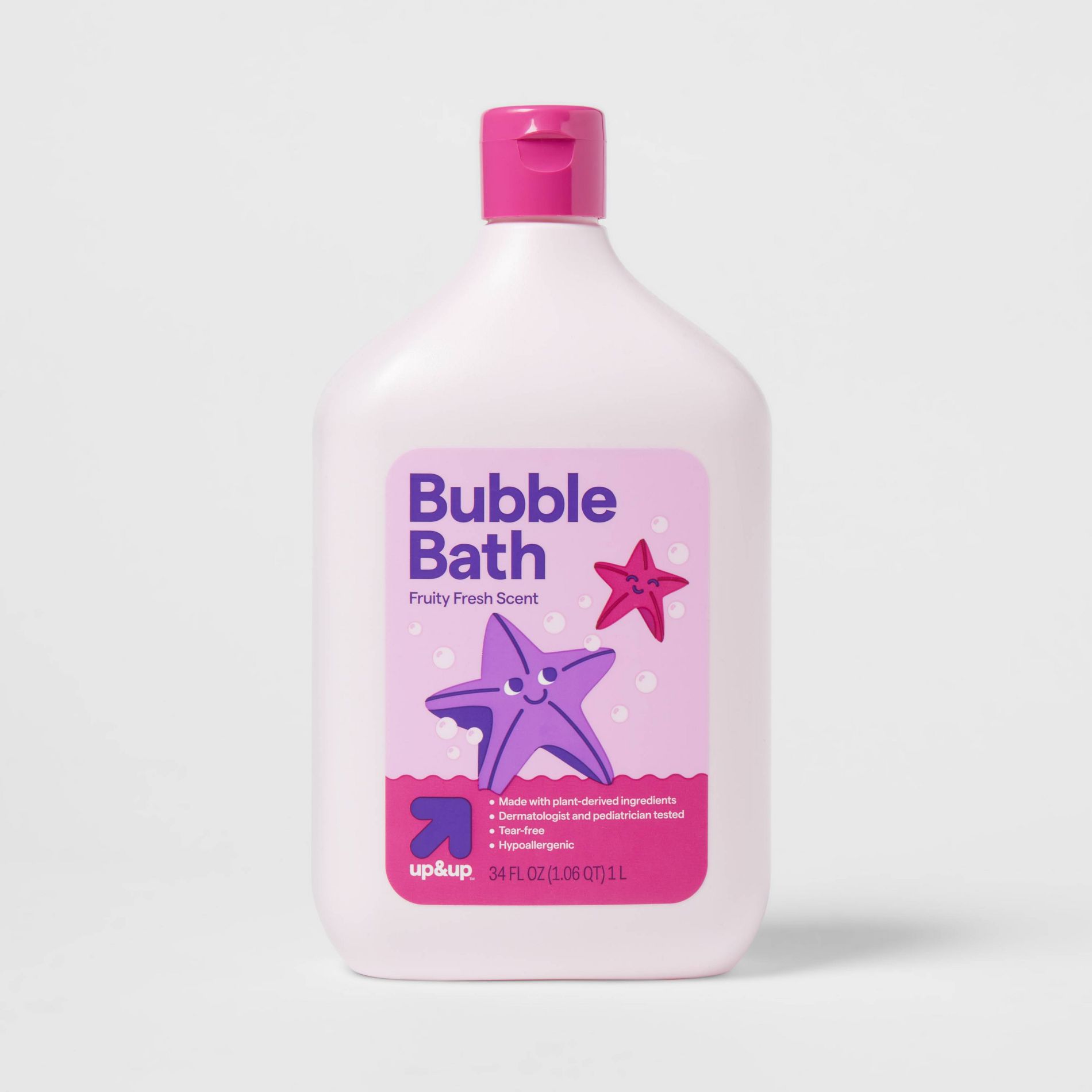 Bubble Bath - 34oz - up&up™: Hypoallergenic, Liquid Bath Soak, Bottle, Fruit Scent