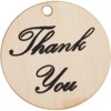 100-Pack Thank You for Celebrating with Us - Wood Tags with Twine for Wedding and Baby Shower Party Favors, 1.5 inches - image 4 of 4