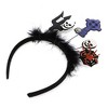 Unique Bargains Halloween Spiders Pattern Headband 4.72" Diameter Black Purple 1 Pc - 4 of 4