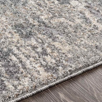Oostzaan Medium Gray Hand-Knotted Wool Area Rug 5'3" x 7'3"